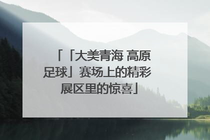 「大美青海 高原足球」赛场上的精彩 展区里的惊喜