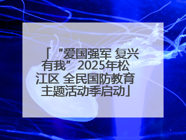 “爱国强军 复兴有我”2025年松江区 全民国防教育主题活动季启动
