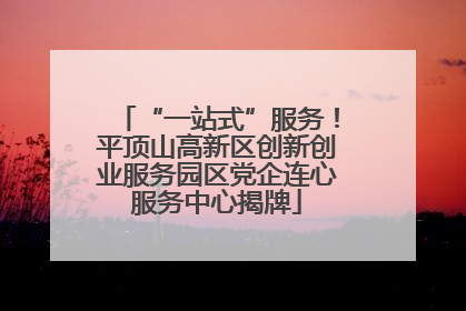 “一站式”服务！平顶山高新区创新创业服务园区党企连心服务中心揭牌