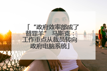 “政府效率部成了替罪羊” 马斯克：工作重点从裁员转向政府电脑系统