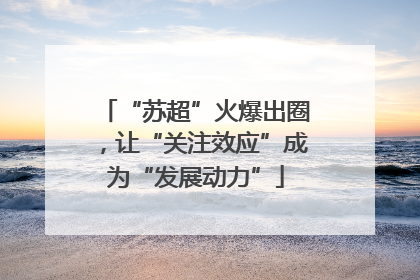 “苏超”火爆出圈，让“关注效应”成为“发展动力”