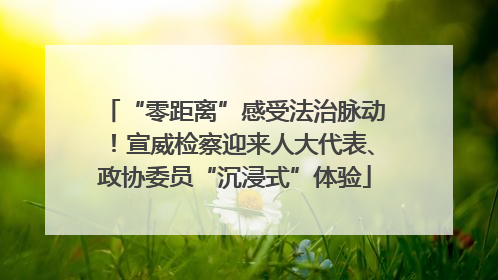 “零距离”感受法治脉动！宣威检察迎来人大代表、政协委员“沉浸式”体验