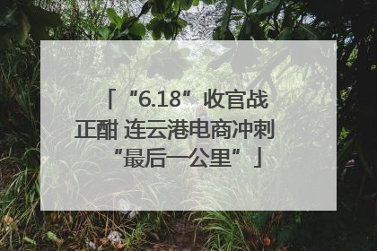 “6.18”收官战正酣 连云港电商冲刺“最后一公里”
