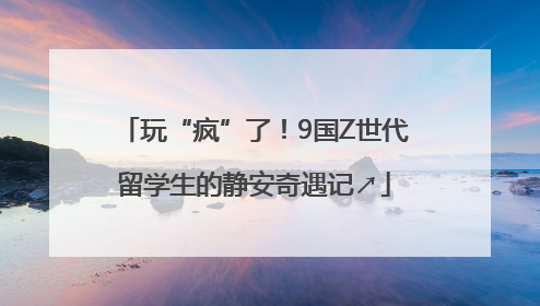 玩“疯”了！9国Z世代留学生的静安奇遇记↗