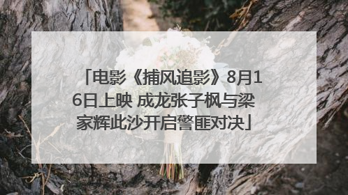 电影《捕风追影》8月16日上映 成龙张子枫与梁家辉此沙开启警匪对决