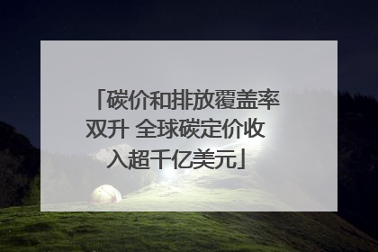 碳价和排放覆盖率双升 全球碳定价收入超千亿美元