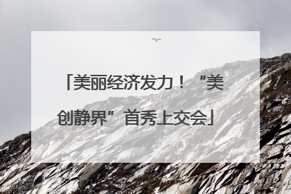 美丽经济发力！“美创静界”首秀上交会