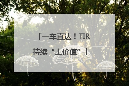 一车直达！TIR持续“上价值”