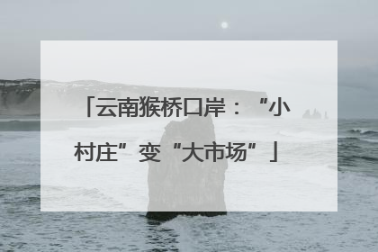 云南猴桥口岸：“小村庄”变“大市场”
