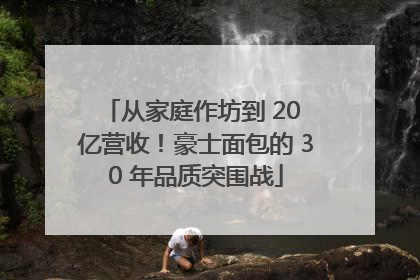 从家庭作坊到 20 亿营收！豪士面包的 30 年品质突围战