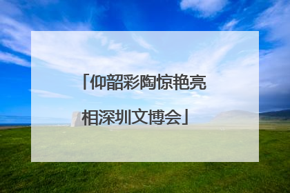 仰韶彩陶惊艳亮相深圳文博会