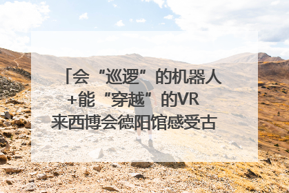 会“巡逻”的机器人+能“穿越”的VR 来西博会德阳馆感受古蜀文明与现代智造的时空对话｜西博视界