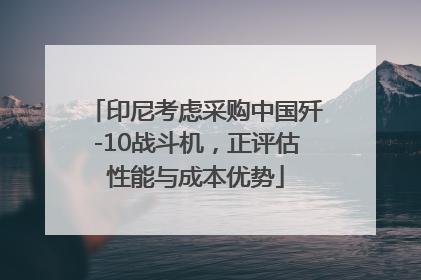 印尼考虑采购中国歼-10战斗机，正评估性能与成本优势