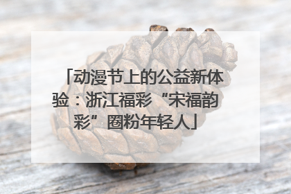 动漫节上的公益新体验：浙江福彩“宋福韵彩”圈粉年轻人