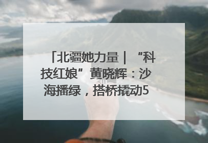 北疆她力量｜“科技红娘”黄晓辉：沙海播绿，搭桥撬动5.3亿研发