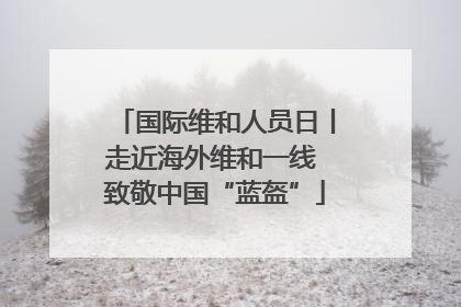 国际维和人员日丨走近海外维和一线 致敬中国“蓝盔”