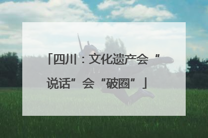 四川：文化遗产会“说话”会“破圈”