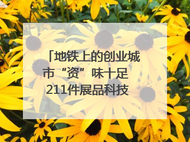 地铁上的创业城市“资”味十足 211件展品科技与烟火气完美融合｜西博视界