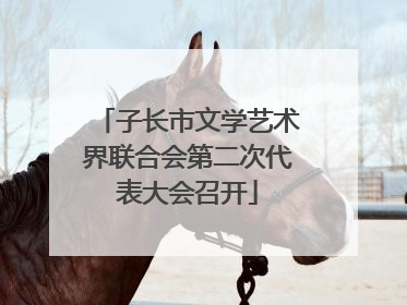 子长市文学艺术界联合会第二次代表大会召开