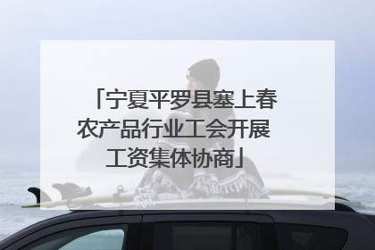 宁夏平罗县塞上春农产品行业工会开展工资集体协商