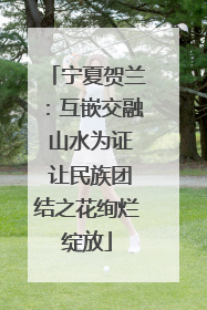 宁夏贺兰：互嵌交融 山水为证 让民族团结之花绚烂绽放