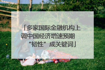 多家国际金融机构上调中国经济增速预期 “韧性”成关键词