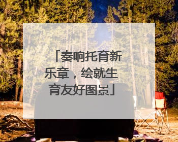 奏响托育新乐章，绘就生育友好图景