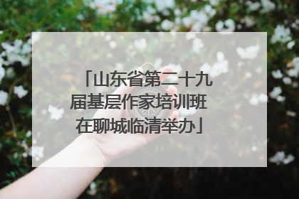 山东省第二十九届基层作家培训班在聊城临清举办