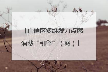 广信区多维发力点燃消费“引擎”（图）