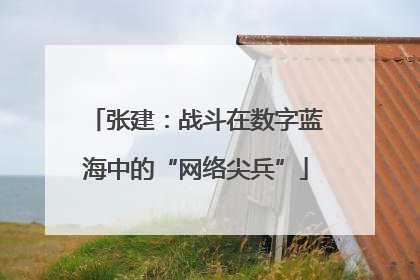 张建：战斗在数字蓝海中的“网络尖兵”