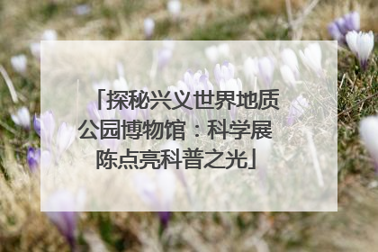 探秘兴义世界地质公园博物馆：科学展陈点亮科普之光
