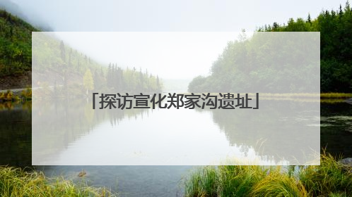 探访宣化郑家沟遗址