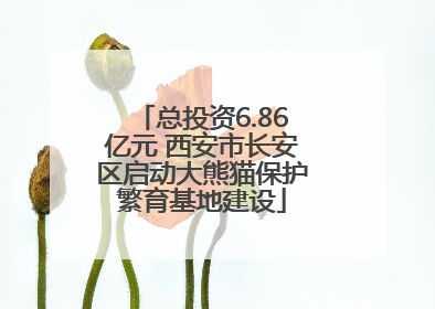 总投资6.86亿元 西安市长安区启动大熊猫保护繁育基地建设