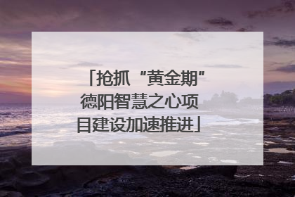 抢抓“黄金期” 德阳智慧之心项目建设加速推进