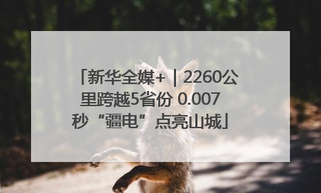 新华全媒+｜2260公里跨越5省份 0.007秒“疆电”点亮山城