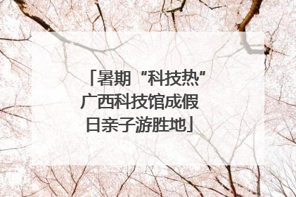 暑期“科技热” 广西科技馆成假日亲子游胜地