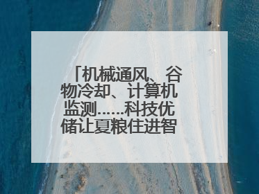 机械通风、谷物冷却、计算机监测……科技优储让夏粮住进智慧的“家”