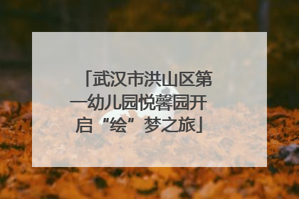 武汉市洪山区第一幼儿园悦馨园开启“绘”梦之旅