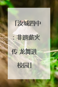 汝城四中：非遗薪火传 龙舞进校园