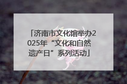 济南市文化馆举办2025年“文化和自然遗产日”系列活动