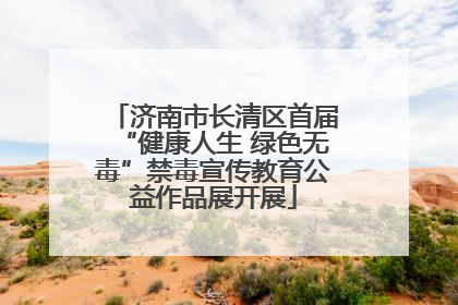 济南市长清区首届“健康人生 绿色无毒”禁毒宣传教育公益作品展开展