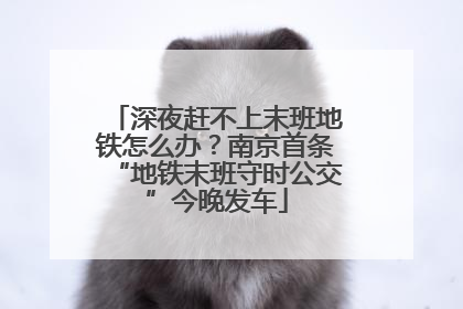 深夜赶不上末班地铁怎么办？南京首条“地铁末班守时公交”今晚发车