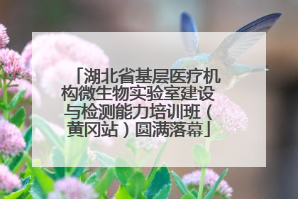 湖北省基层医疗机构微生物实验室建设与检测能力培训班（黄冈站）圆满落幕