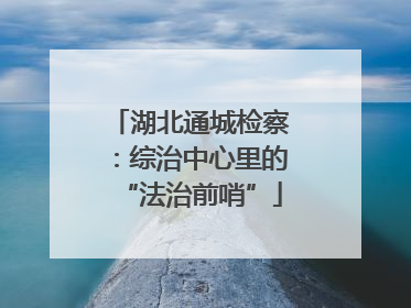 湖北通城检察：综治中心里的“法治前哨”