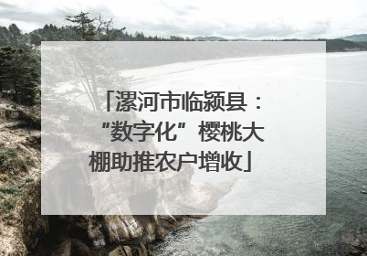 漯河市临颍县：“数字化”樱桃大棚助推农户增收