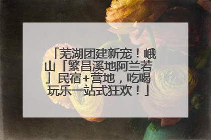芜湖团建新宠！峨山「繁昌溪地阿兰若」民宿+营地，吃喝玩乐一站式狂欢！