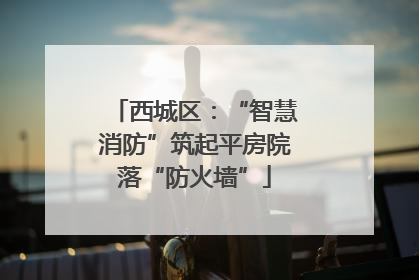 西城区：“智慧消防”筑起平房院落“防火墙”