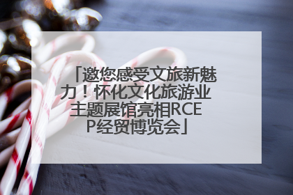 邀您感受文旅新魅力！怀化文化旅游业主题展馆亮相RCEP经贸博览会