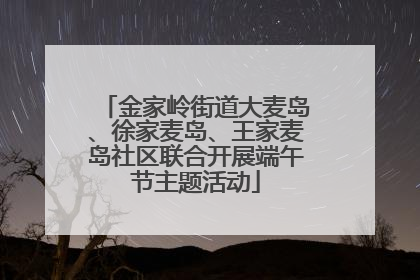 金家岭街道大麦岛、徐家麦岛、王家麦岛社区联合开展端午节主题活动