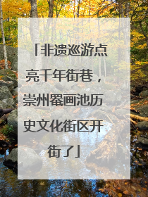 非遗巡游点亮千年街巷，崇州罨画池历史文化街区开街了